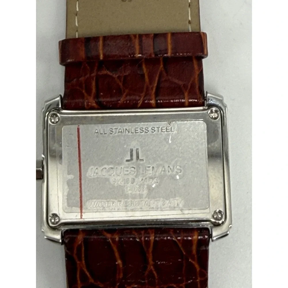 Jacques Lemans 1-1083 New Battery Ladies Watch 36MM 7.25